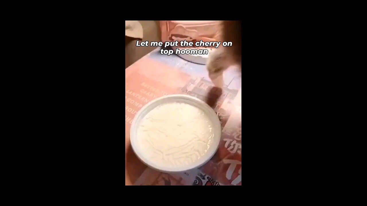 All it needs is some topping..