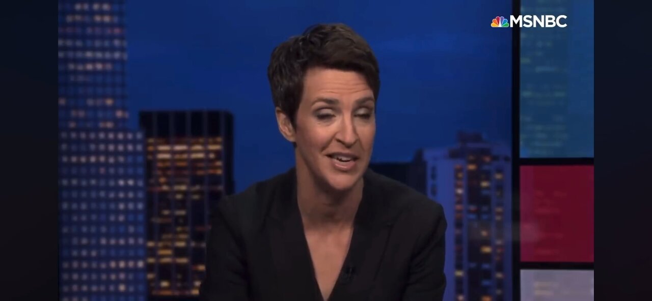 Rachel Maddow loses his mind