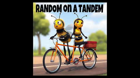 Random on a Tandem, It's Friday, Bee Happy! #automobile #bicycleculture #bicycle, #hiking, #travel