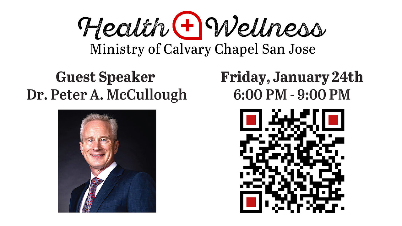 Dr. Peter McCullough - Health+Wellness