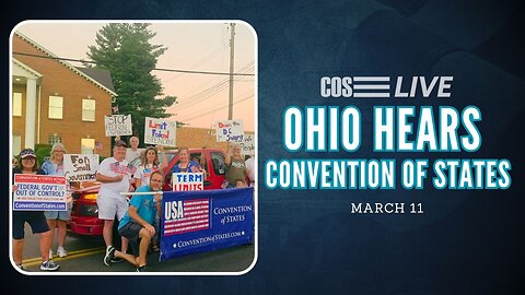 Ohio Senate Hears Convention of States | COS LIVE