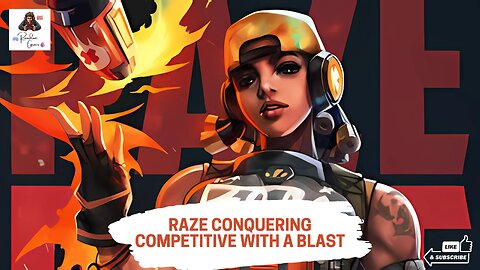 Raze Conquering competitive with a blast #valorant #gaming #games #game #trend #trending #like #coc