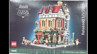 Unboxing & Building Lego 10350 Tudor Corner-Part 1