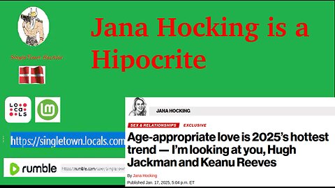 Jana Hocking is a Hipocrite.