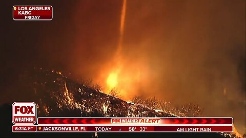 FIRENADO forms in Los Angeles