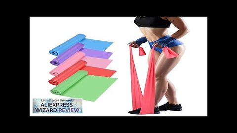 Yoga Sport Resistance Bands Pilates Training Fitness Exercise Home Gym Elastic Band Review