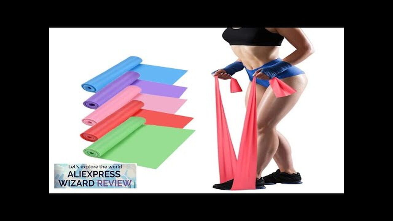 Yoga Sport Resistance Bands Pilates Training Fitness Exercise Home Gym Elastic Band Review