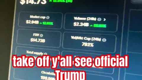 official trump crypto market news today price prediction #fyp