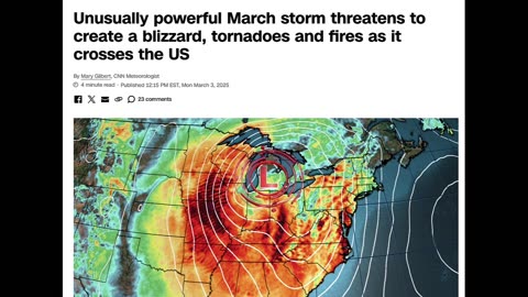 WARNING! A MAJOR MAN MADE WEATHER EVENT IS ABOUT TO DEVASTATE AMERICA ALL AT ONCE!