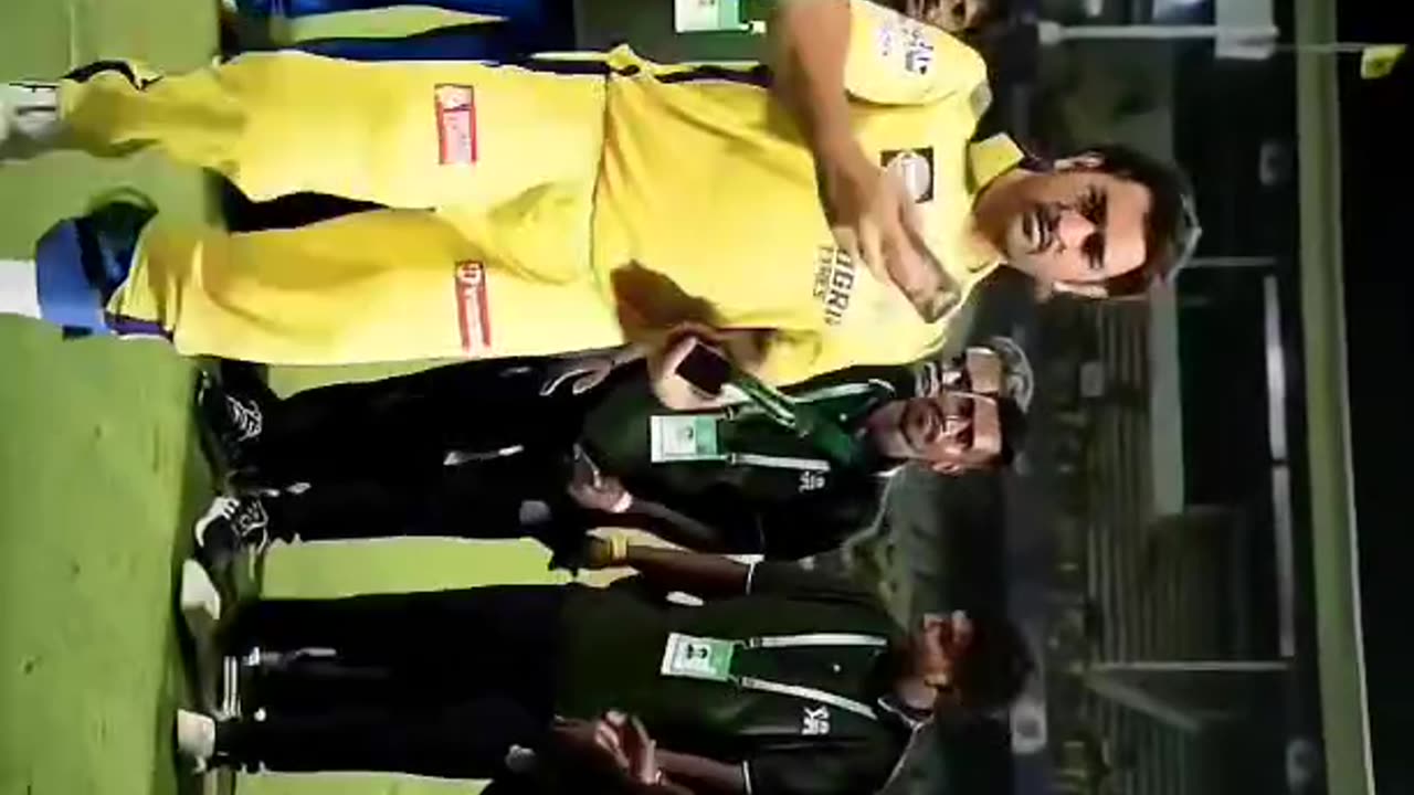 Ms dhoni in CSK video