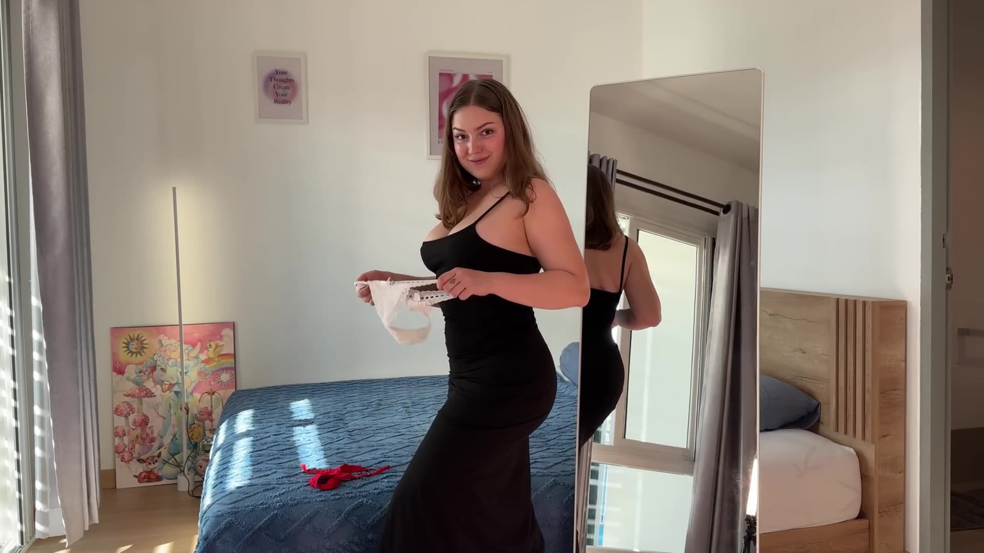 WHITE, PINK & RED LINGERIE!