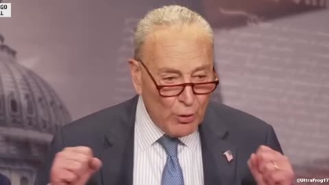 Chuck Schumer in a panic