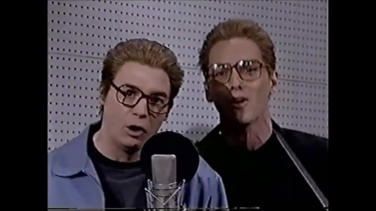 Norm Macdonald and Mike Meyers singing on SNL