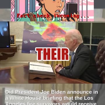 Fact Check: Federal Government Assistance To LA Fire Victims Is NOT Limited To $770