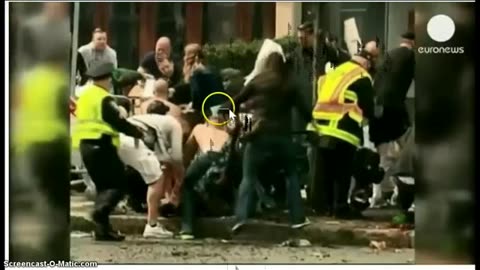 BOSTON BOMBING STAGED DUST THROWING