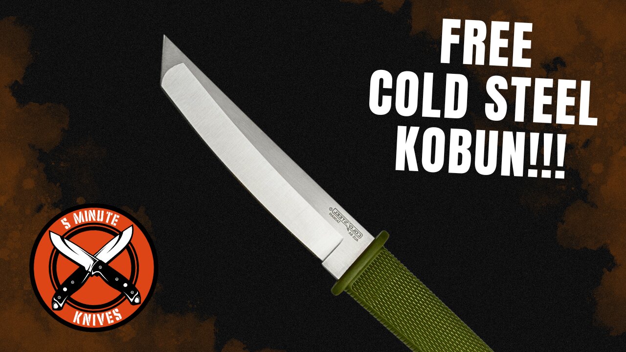 🎁 Get a FREE Cold Steel Kobun! Here’s How… 🔪