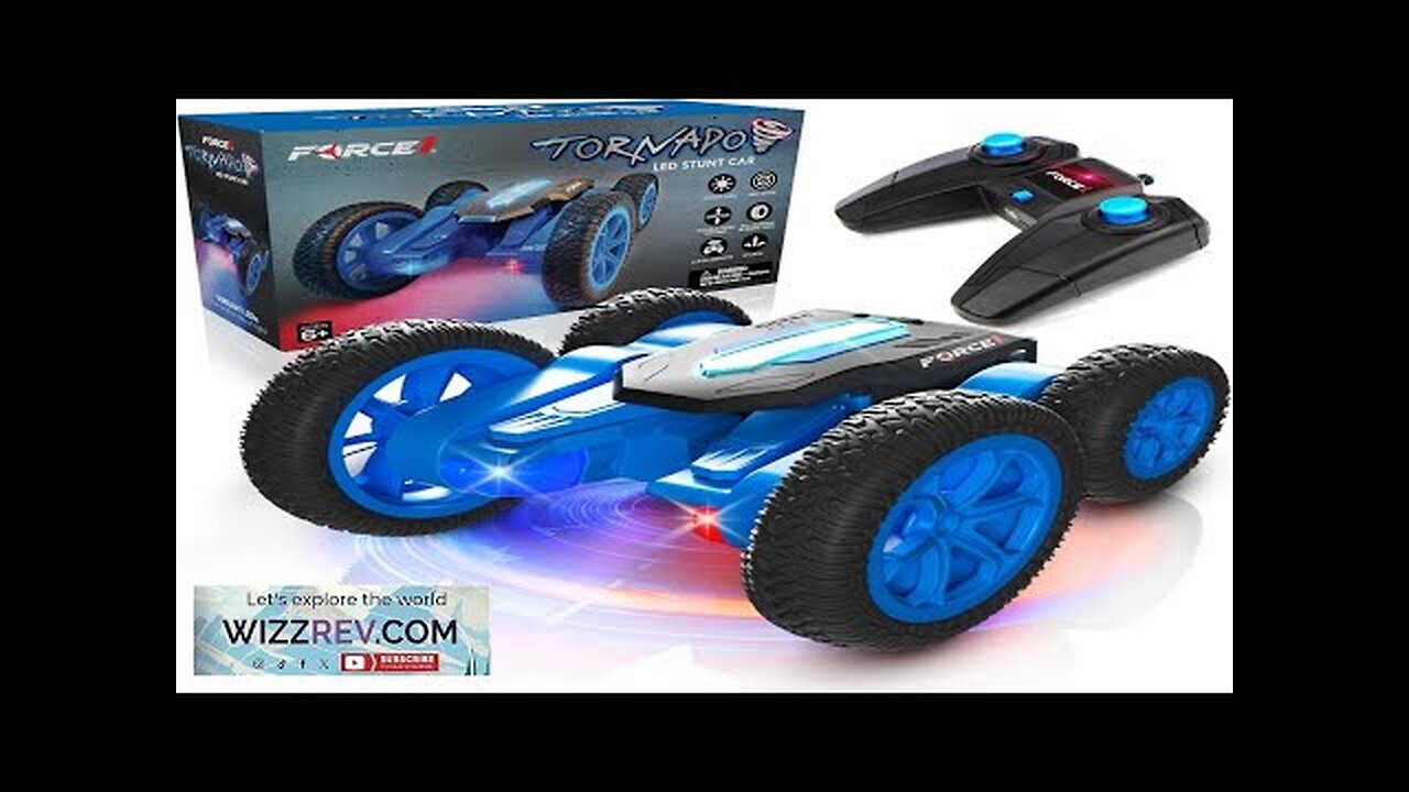 Force1 Tornado LED Remote Control Car for Kids Double Sided Fast Review