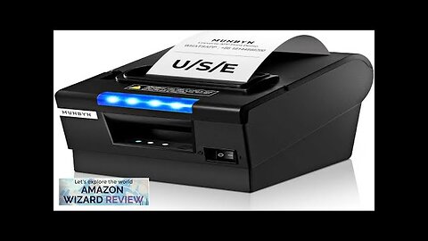 MUNBYN Receipt Printer P068 3 1/8" 80mm Direct Thermal Printer POS Printer Review