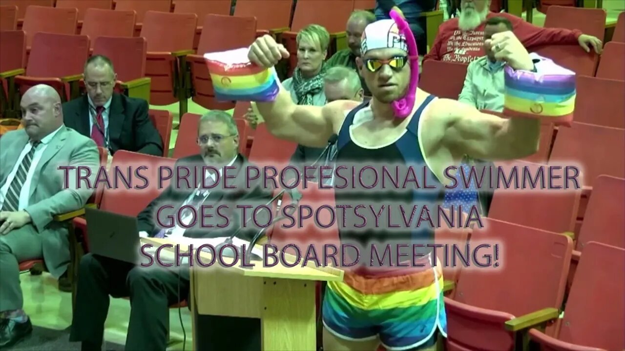 Shamgar Connors Spotsylvania School Board TRANS PROFESSIONAL OLYMPIC SWIMMER 2-12-2024