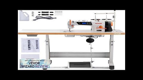 VEVOR Industrial Sewing Machine 550W Heavy-duty Lockstitch Sewing Machine with Servo Motor Review