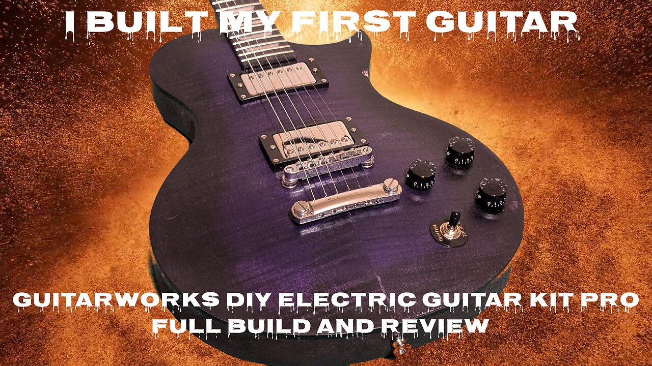 I Built My First Guitar - GUITARWORKS (Gear4Music) DIY Electric Guitar Kit Pro - Full Build & Review