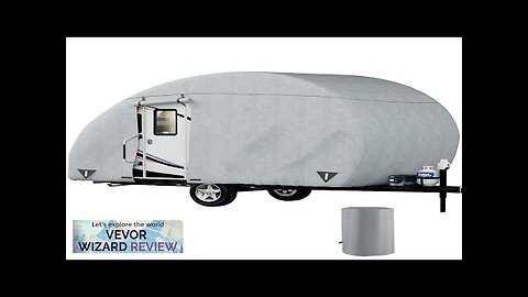 VEVOR Teardrop Trailer Cover Fit for 16' 18' Trailers Upgraded Non-Woven Review