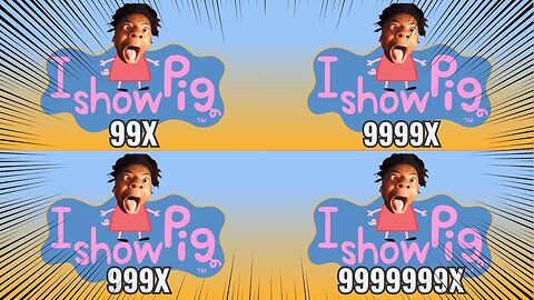 iShowSpeed in Peppa Pig Intro Getting 999999X Speed