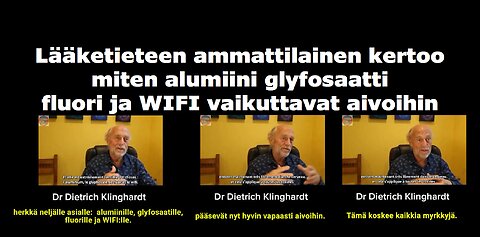 Lääketieteen ammattilainen kertoo miten alumiini glyfosaatti fluori ja WIFI vaikuttavat aivoihin