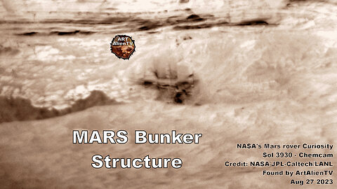 MARS Bunker Structure. 100 ft House ? ArtAlienTV