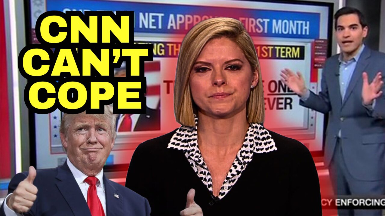 CNN Can't COPE With Trump APPROVAL RATE