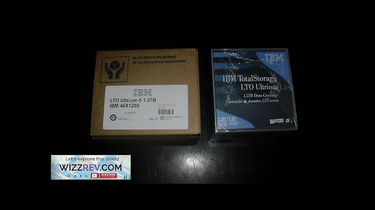 IBM 10 Pack LTO-5 Ultrium Tape 1.5TB/ 3TB Part # 46X1290-10PK Review