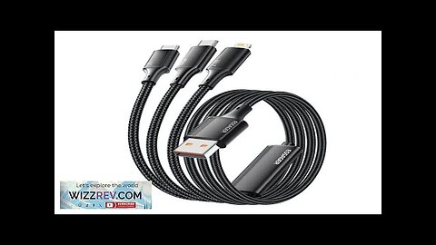 ESSAGER ES-X50 7A 100W USB-A to Micro/iP/Type-C Cable Fast Charging Data Transmission Review