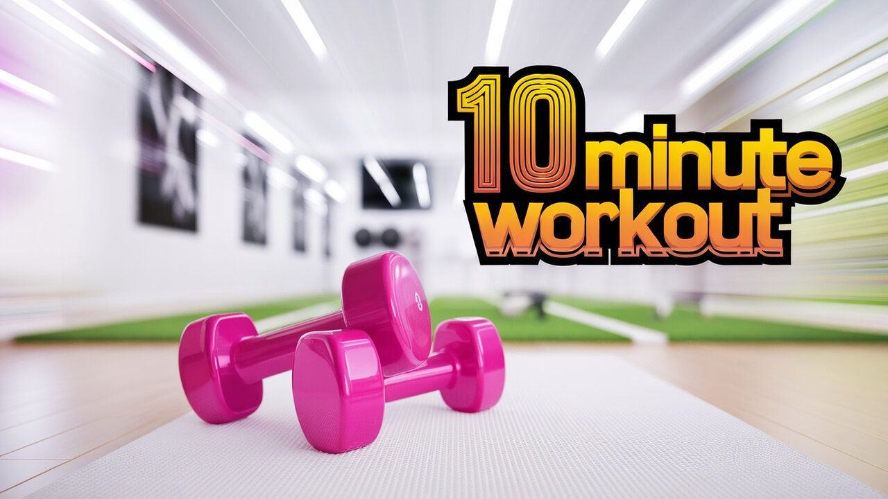 Get Fit in 10 Minutes! Full-Body Workout (No Equipment!