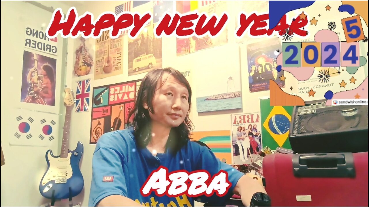 Sing) Happy new year/Abba (cover) #happynewyear #abba #2025 #sing