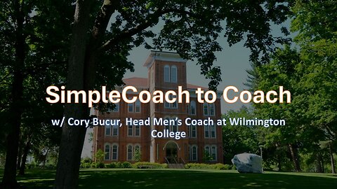 An SC2C Interview with Cory Bucur, Head Men's Coach at Wilmington College