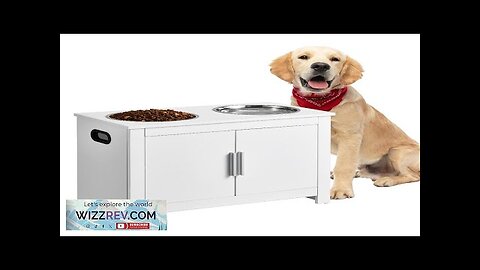 VEVOR Pet Feeding Station w/ 2 Elevated Dog Bowls Dog Food Review