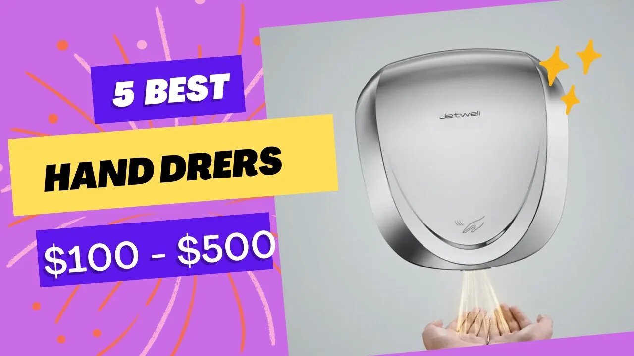 5 LIFE CHANGING Hand Dryers You Need To Know