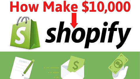 Shopify dropshipping- How to Setup-earn $10,000 month with Shopify at home | shopify website design