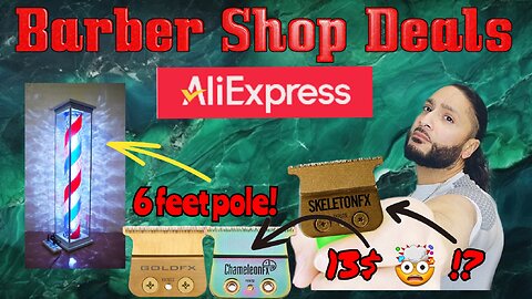 ali express barber tools great deals! goldfx dlc 2.0 skeletonfx chameleonfx trimmer blades and more!