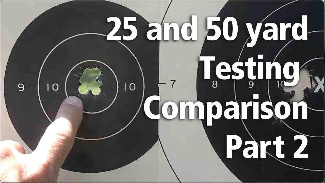 Custom 1911 Testing - 25 and 50 yard testing part 2