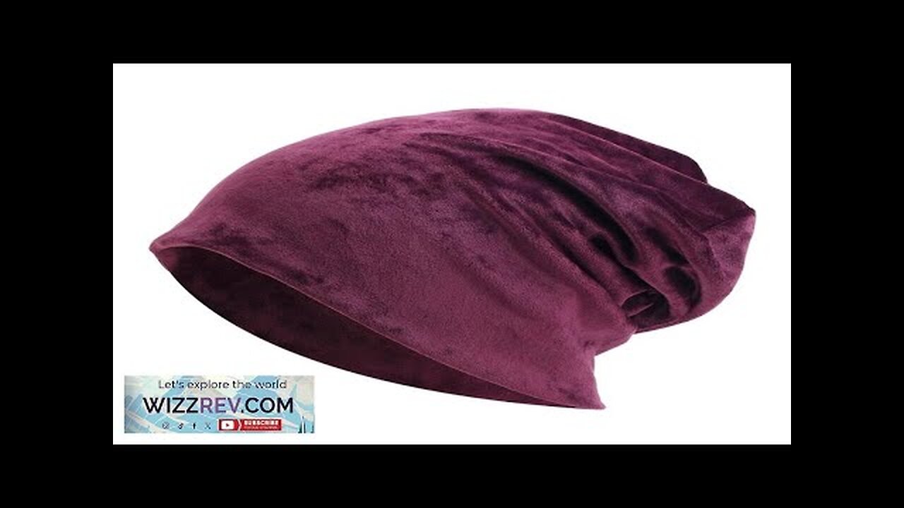 Fashion Velvet Beanie Baggy Hat Autumn Winter Warm Slouchy Beanies For Men Review