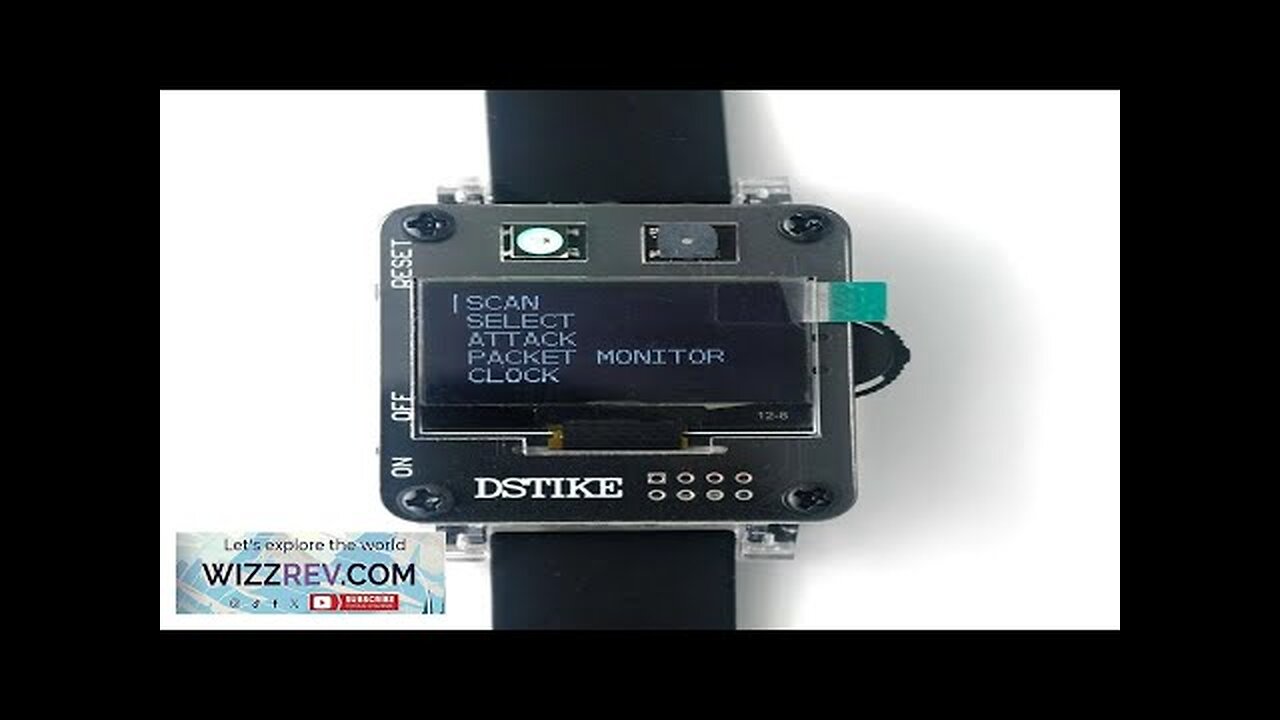 DSTIKE Deauther Watch SE ESP8266 Programmable Development Board Review