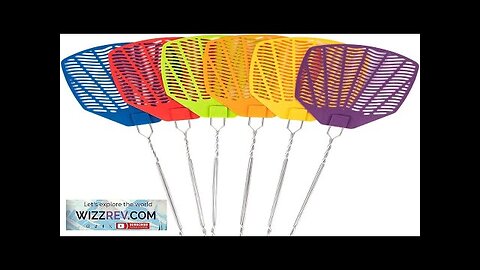 Garsum Fly Swatters 6 Pack Strong Multi PackLong Handle DurableFly Swat Shatter Review