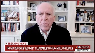 WATCH: Former CIA Chief, TDS-Inflicted John Brennan Goes Ballistic Over Losing Security Clearance