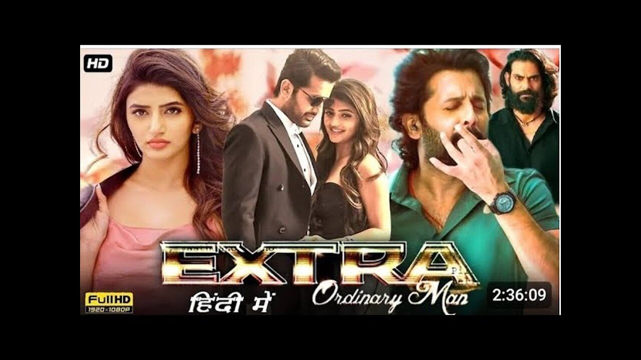 Extra Ordinary Man New (2024) Released Full Hindi Dubbed Action Movie | Nithin, Sreeleela New Movie