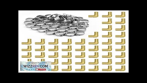 Pipe Fittings 3/4" 50PCS Brass Clamp-style Elbows for Heating Systems Review