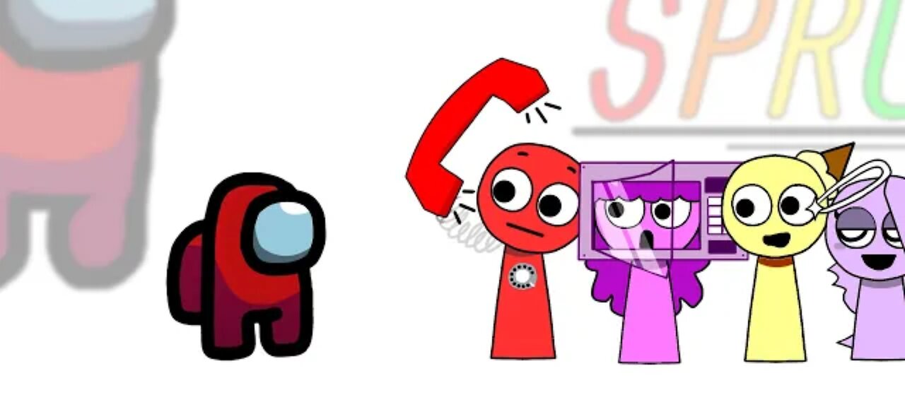 Mini crewmate kills sprunki oc characters Among Us