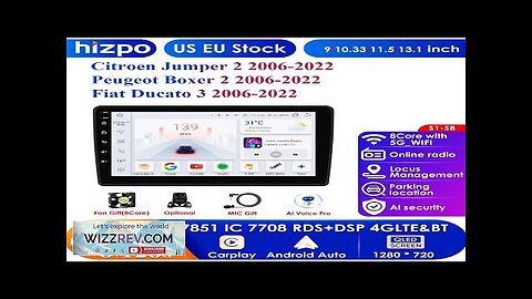 For Fiat Ducato Peugeot Boxer Citroen Jumper 2 2006-2022 Car Radio Android Review