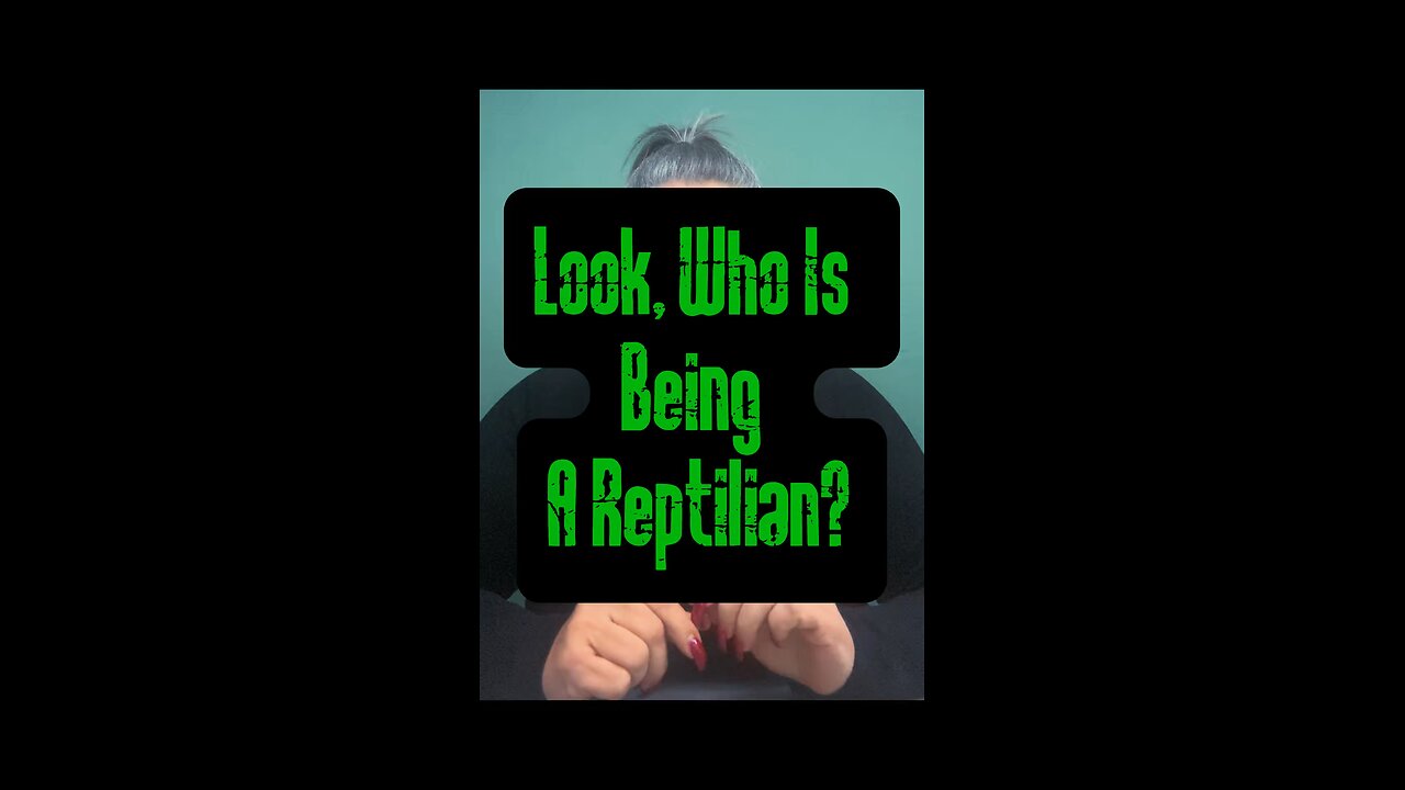 Look, Who’s Being A Reptilian? 🤯