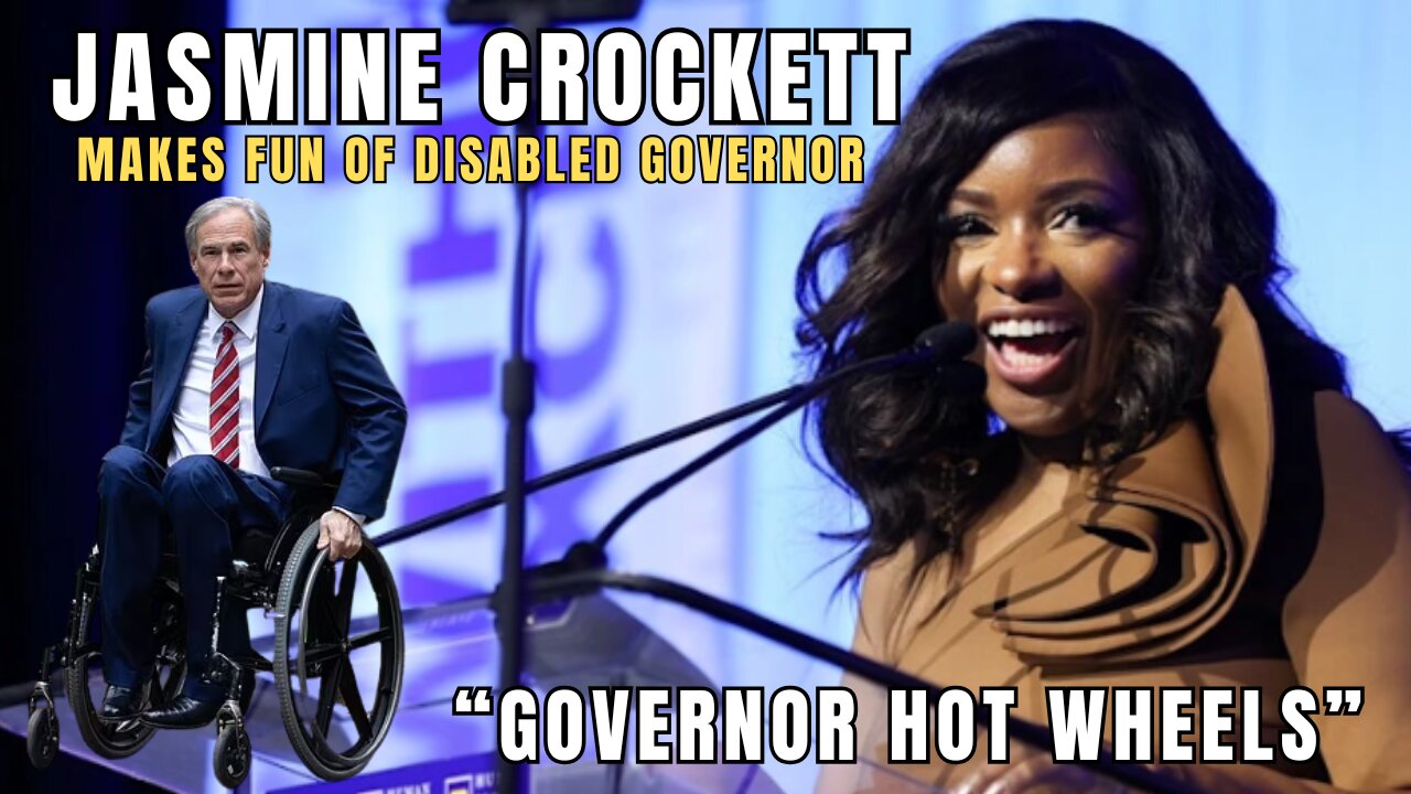 Jasmine Crockett Crosses the Line: Mocking a Disabled Governor